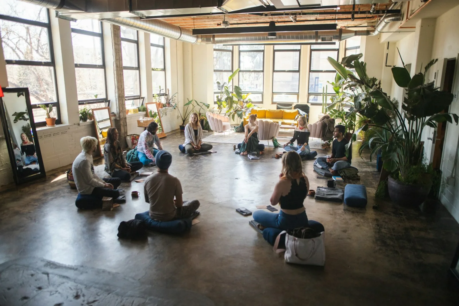 A community event at the studio